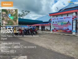 Polres Boven Digoel Gelar Operasi Gerakan Pangan Murah Ke-3, Salurkan 6 Ton Beras untuk 1.200 Keluarga