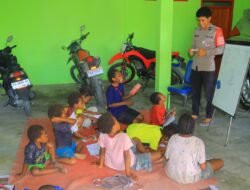 Satgas Si-Ipar Operasi Rasaka Cartenz 2025 Belajar dan Bermain Bersama Anak-anak di Kabupaten Yalimo