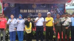 Semarak HUT ke-80 TNI AL, Polda Papua Hadiri Olahraga Bersama di Lapangan Trisila