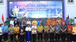 Kapolda Papua Hadiri Apel Kebangsaan dan Doa Bersama Lintas Agama, Tegaskan Komitmen Polri Jaga Papua Damai