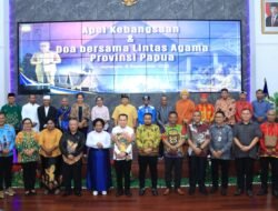 Kapolda Papua Hadiri Apel Kebangsaan dan Doa Bersama Lintas Agama, Tegaskan Komitmen Polri Jaga Papua Damai