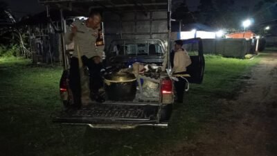 Gagalkan Produksi Sopi Ilegal, Polsek Merauke Kota Amankan Barang Bukti