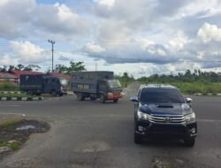Polres Yahukimo dan Brimob Yon A BKO Intensifkan Patroli Gabungan di Dekai, Situasi Aman Kondusif