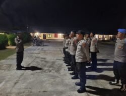 Polres Mappi Gelar Patroli KRYD Gabungan, Jaga Kamtibmas Tetap Kondusif