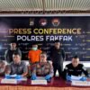 Polres Fakfak Bongkar Kasus Penyalahgunaan Narkotika Jenis Ganja, Sita 32,4 Gram Barang Bukti