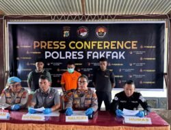 Polres Fakfak Bongkar Kasus Penyalahgunaan Narkotika Jenis Ganja, Sita 32,4 Gram Barang Bukti