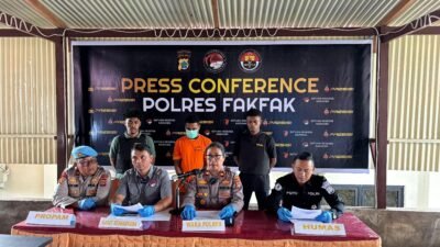 Polres Fakfak Bongkar Kasus Penyalahgunaan Narkotika Jenis Ganja, Sita 32,4 Gram Barang Bukti