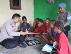Satgas Si Ipar Polres Yahukimo Kembali Melakukan Kelas Ceria