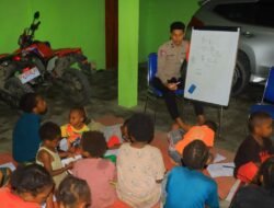 “Kasih Sayang Polisi untuk Pendidikan Papua: Belajar Membaca dan Menulis Bersama Anak-anak Yalimo”