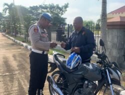 Subbid Provos Polda Papua Gelar Operasi Gaktibplin Kendaraan Dinas di Mako Polda Papua