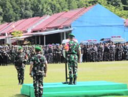 TNI–Polri Gelar Apel Pasukan Pengamanan VVIP Kunjungan Kerja Wakil Presiden RI di Papua