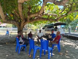 Polsek Pantai Timur Jaga Kondusifitas Kunjungan Kasih PW GKI