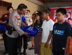 Kapolda Papua Tinjau Langsung Pasca Kerusuhan di Kab Yalimo, Salurkan Bantuan Kemanusiaan dan Trauma Healing