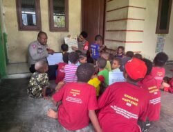 Satgas Si Ipar Polres Yahukimo Polda Papua Kembali Melakukan Kelas Ceria