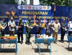 Kodaeral XII Tegaskan Komitmen Sinergi dalam Upaya Penindakan Barang Ilegal di Wilayah Maritim