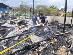 Bidlabfor Polda Papua Laksanakan Olah Tkp Kebakaran Panti Asuhan di Holtekamp