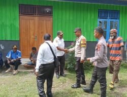 Sat binmas polres tolikara jalin kerja sama dengan dinas pertanian dan perikanan untuk penguatan ketahanan pangan