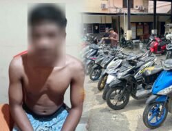 Ops Sikat Cartenz II-2025, Polresta Jayapura Kota Amankan Penadah Beserta 9 Unit Motor Hasil Curanmor