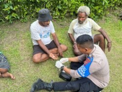 Sub Satgas Keladi Sagu Gelar Pemeriksaan Kesehatan Gratis di Kampung Toladan Sentani