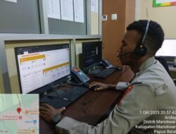 Polda Papua Barat Pastikan Setiap Laporan Melalui Layanan 110 Ditindaklanjuti Cepat dan Tepat