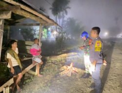 Sinergitas Bhabinkamtibmas Dan Babinsa Dorong Partisipasi Masyarakat dalam Kegiatan Siskamling