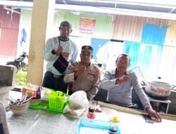 Kanit Binmas Polsek Muara Tami Lakukan Sambang ke Pedagang Pasar