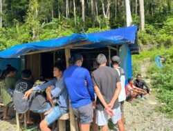 Polda Papua Barat Lakukan Penyisiran Tambang Emas Ilegal di Distrik wesirawi, Manokwari