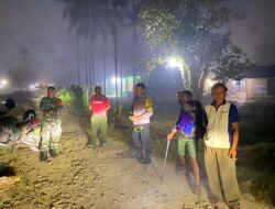 Sinergitas Bhabinkamtibmas Dan Babinsa Polres Keerom Dorong Partisipasi Masyarakat dalam Kegiatan Siskamling