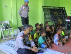 Anak-anak Yalimo Antusias Belajar Menghitung Cepat Bersama Subsatgas Si-Ipar Operasi Rasaka Cartenz