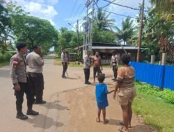 Polres Merauke Laksanakan Patroli dan Beri Himbauan Kamtibmas di Sejumlah Titik Kota
