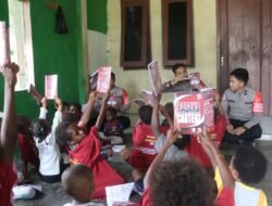 Subsatgas Si-Ipar Polres Yahukimo Gelar Kegiatan Edukasi bagi Anak-Anak Dekai