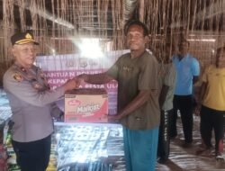 Silaturahmi Wakapolres Asmat Bersama Masyarakat Kampung Waw Cesaw