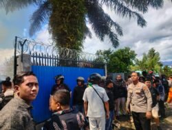 Api Lahap Delapan Rumah di Jalan SD Percobaan, Polres Jayawijaya Gerak Cepat Amankan Lokasi dan Olah TKP