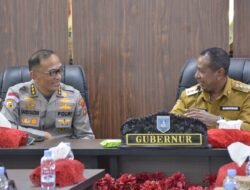 Rapat Koordinasi Pengawasan Sektor Strategis antara Polda Papua dan Pemerintah Provinsi Papua Selatan