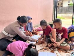 Operasi Rasaka Cartenz 2025 Latih Anak-Anak Menulis Rapi di Distrik Heram