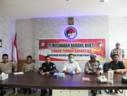Polda Papua Barat Musnahkan Barang Bukti Narkotika Jenis Sabu Hasil Ungkap Kasus di Manokwari