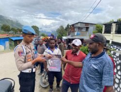 Polres Tolikara Sosialisasikan Layanan Pengaduan Masyarakat (DUMAS) Propam Polri