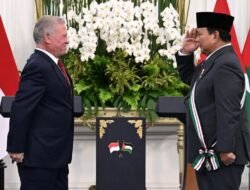 Presiden Prabowo Terima Penghargaan “The Bejewelled Grand Cordon of Al Nahda” dari Raja Abdullah II ibn Al Hussein