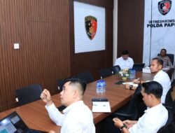 Kapolda Papua Pimpin Audiensi Bersama Ditreskrimsus Bahas Peran Polri dalam Program Beras SPHP
