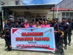 Satbrimob Polda Papua Gelar Anjangsana dalam Rangka HUT ke-80 Korbrimob Polri