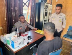 Dokkes Polres Tolikara Lakukan Pemeriksaan Kesehatan Rutin Untuk Jamin Kebugaran Personel