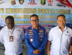 Polairud Polda Papua Gelar Donor Darah dalam Rangka HUT ke-75, Wujud Nyata Kepedulian dan Semangat Kemanusiaan