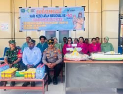 Polres dan Bhayangkari Tolikara Dukung Peringatan Hari Kesehatan Nasional ke-61