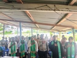 Ibadah Minggu Kasih, Polsek Muara Tami Pererat Kedekatan Polisi dan Warga Jemaat GKI Telaga Mamberamo