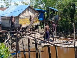 Polri Untuk Masyarakat Bantu Rehab Fasilitas Umum