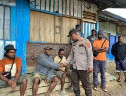 Tim Regu II Siaga Polres Tolikara Laksanakan Patroli Kamtibmas di Wilayah Karubaga