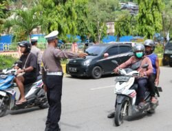 Operasi Zebra Cartenz Hari Kedua, Ditlantas Polda Papua Tegur 122 Pengendara