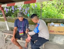 Subsatgas Keladi Sagu Gelar Pemeriksaan Kesehatan Gratis di Bambar Doyo Baru