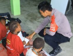 Satgas Si-Ipar ORC Berikan Materi Dasar untuk Anak-Anak di Yalimo