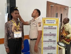 Pelaksanaan Rikmin Awal Penerimaan Bintara Brimob 2025 di Polda Papua Berjalan Ketat dan Transparan
